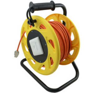 LogiLink Enrouleur de câble réseau, cat. 6A avec câble cat.7