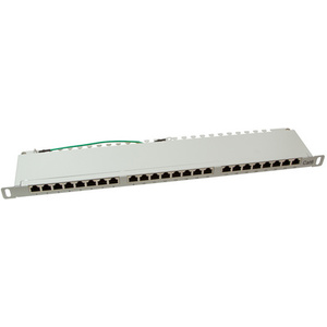 LogiLink panneau de brassage 19' cat.6, 24 ports, noir,