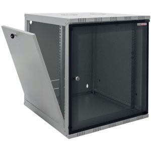 LogiLink Coffret mural 19', démonté, 6 U, gris clair