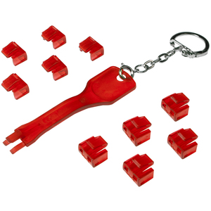 LogiLink Verrou de sécurité port RJ45, 1 clé / 10 verrous