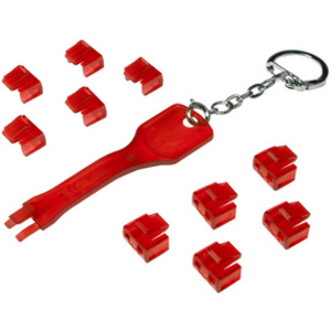 LogiLink Verrou de sécurité port RJ45, 10 verrous