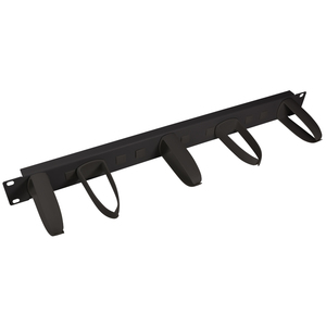 LogiLink Passe-câbles 19', 1 U, avec 5 crochets flexibles,