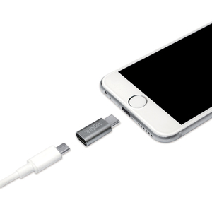 LogiLink Adaptateur USB, USB-C mâle - micro USB femelle