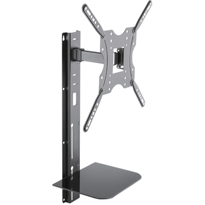 LogiLink Support mural pour TV Full Motion avec étagère,