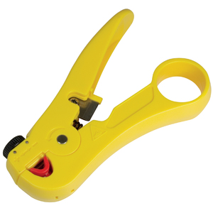 LogiLink Pince à dénuder avec coupe-câble, en ABS, jaune