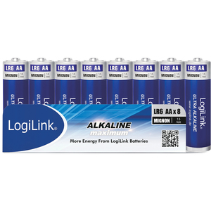 LogiLink Pile alcaline 'Ultra Power', Mignon (AA/LR6)