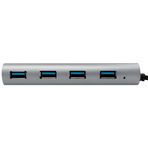 LogiLink Hub USB 3.0 avec fiche USB-C Gen1, 4 ports, gris