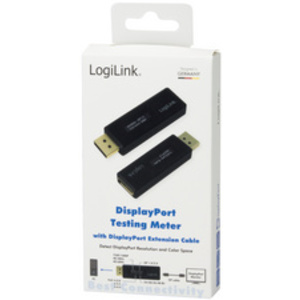 LogiLink Testeur DisplayPort pour information EDID, noir