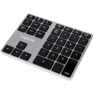 LogiLink Pavé numérique Bluetooth V3.0, aluminium, sans fil