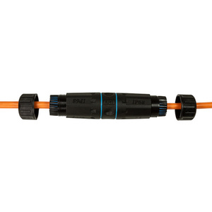 LogiLink Connecteur extérieur de câble, Cat.6A / Cat.7, noir