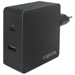 LogiLink Chargeur secteur USB avec 2 ports USB, noir