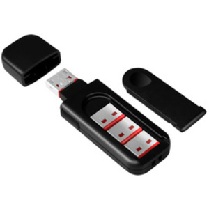 LogiLink Verrou USB de sécurité, 1x clé / 4x verrous