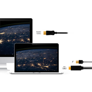 LogiLink Câble HDMI, connecteur HDMI-A + USB-A - DisplayPort