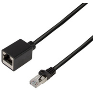 LogiLink Rallonge câble patch Premium, Cat.6A, 1 m, noir