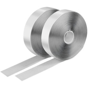 LogiLink Ruban auto-agrippant, set de 2, 25 mm x 5 m, blanc