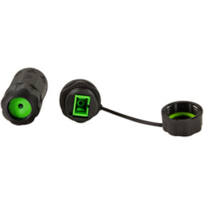 LogiLink Coupleur fibre optique avec bouchon de protection/