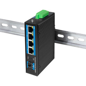LogiLink Switch industriel Gigabit Ethernet, 4 ports