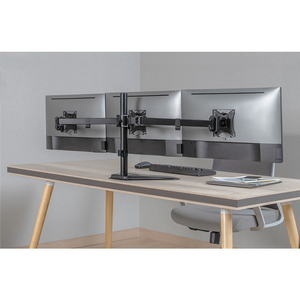 LogiLink Support triple écran avec socle, noir,