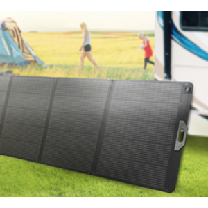 LogiLink Panneau solaire, 100 watts, pliable, noir