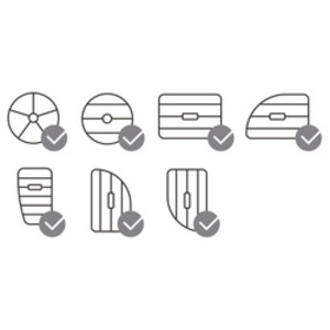 LogiLink Support magnétique 3 points pour smartphone, noir