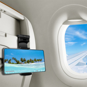 LogiLink Support pour smartphone, à pince, pliable, noir