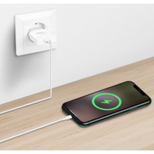 LogiLink Chargeur secteur USB, 1x USB-C (PD), 20 W, blanc