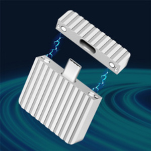 LogiLink Boîtier SSD externe, USB-C - PCIe NVMe, argent