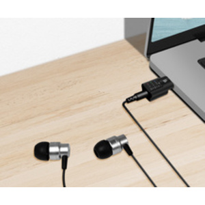 LogiLink Adaptateur audio DAC avec EQ, USB-C - jack 3,5 mm