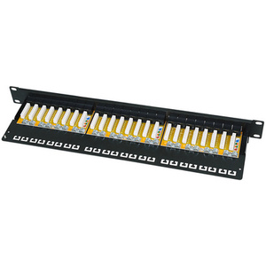 LogiLink Panneau de brassage Keystone 19' cat.6A, non blindé
