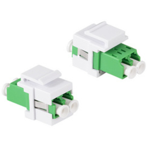 LogiLink Jeu de supports Keystone, plastique ABS, blanc