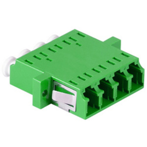 LogiLink Kit coupleur fibres optiques, LC-Duplex Quad, vert