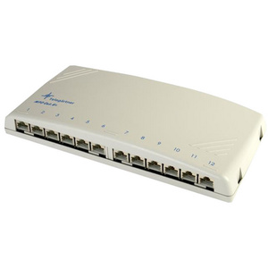 Telegärtner Répartiteur patch modulaire Cat.6A, 12 x RJ45,