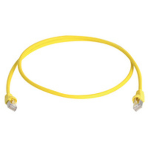 Telegärtner Câble patch, Cat.6A (profond), S/FTP,0,5 m jaune