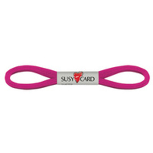 SUSY CARD Ruban cadeau 'Easy', 6 mm x 3 m, rouge