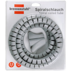brennenstuhl Tuyau spiralé pour câbles, longueur: 2,5 m,gris