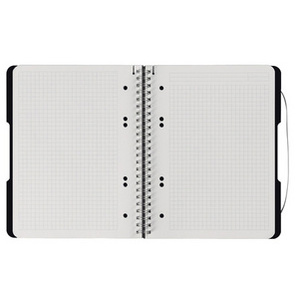 herlitz Cahier à spirales easy orga to go, A5, noir