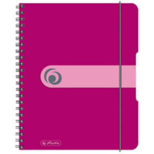 herlitz Cahier à spirales easy orga to go, A5, framboise