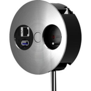 BACHMANN Multiprise de table à insérer TWIST, Schutzkontakt