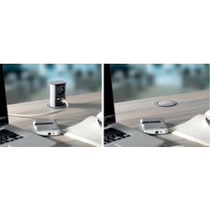 BACHMANN Système multiprise ELEVATOR, 1 UTE FR, 1 x USB