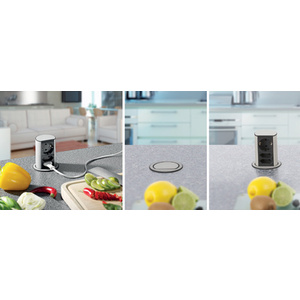 BACHMANN Bloc multiprise encastrable ELEVATOR, 2 x UTE FR