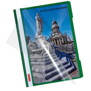 herlitz Chemise à lamelle 'Quality', A4, film PP, jaune