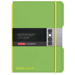 herlitz Carnet de notes my.book flex, A6, PP, noir
