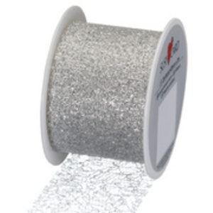 SUSY CARD Ruban cadeau, sur bobine 'Lace metallic', or