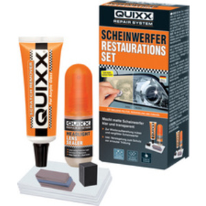 QUIXX Kit de restauration pour phares de voiture, 19 pièces