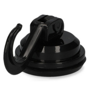cartrend Crochet à ventouse, capacité de charge: 2 kg, noir