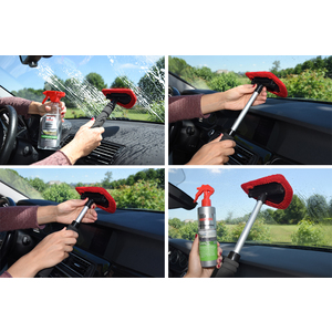 NIGRIN Nettoie-vitre intérieure télescopique, longueur: