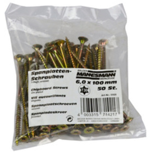 BRÜDER MANNESMANN Vis à panneaux de particules, 4,0 x 40 mm