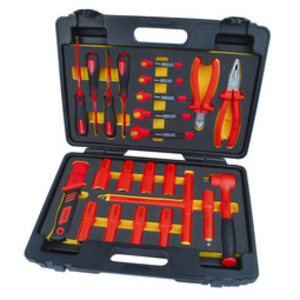 BRÜDER MANNESMANN Boîte à outils VDE, 24 pièces, en coffret
