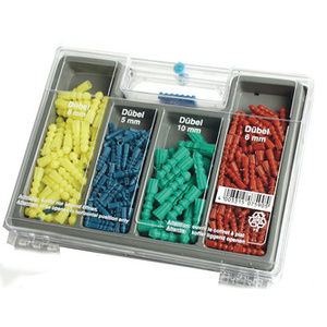 BRÜDER MANNESMANN Kit forets & chevilles, 300 pièces