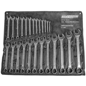 BRÜDER MANNESMANN Jeu de clés plates, 25 pièces, 7-32 mm